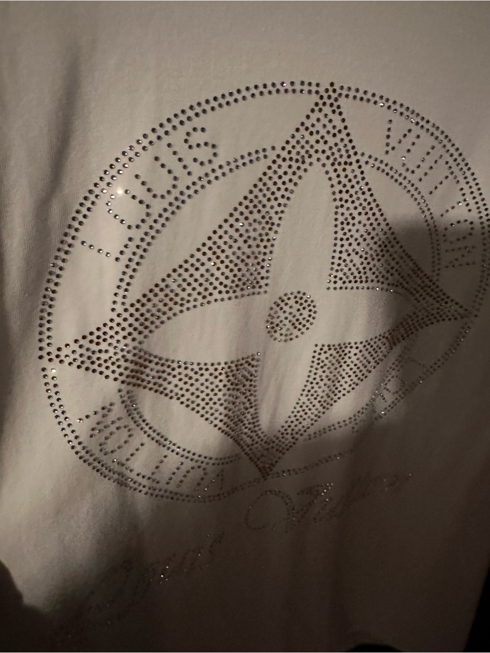 White Crystal Logo Tee - Picture 4 of 5
